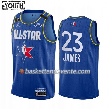 Maillot Basket Los Angeles Lakers LeBron James 23 2020 All-Star Jordan Brand Bleu Swingman - Enfant
